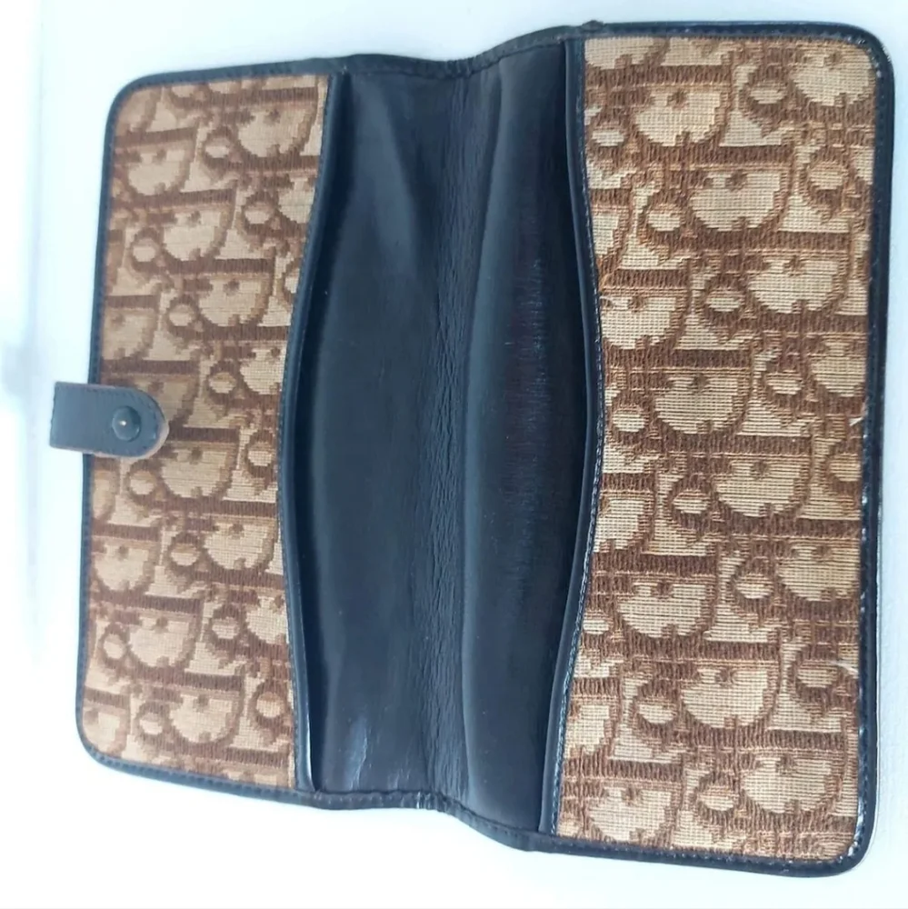AUTHENTIC CHRISTIAN DIOR VINTAGE ICONIC OBLIQUE WALLET/CLUCH